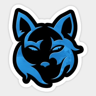 Wolf Face Sticker